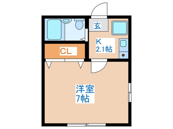 コーポＯＤＡの物件間取画像